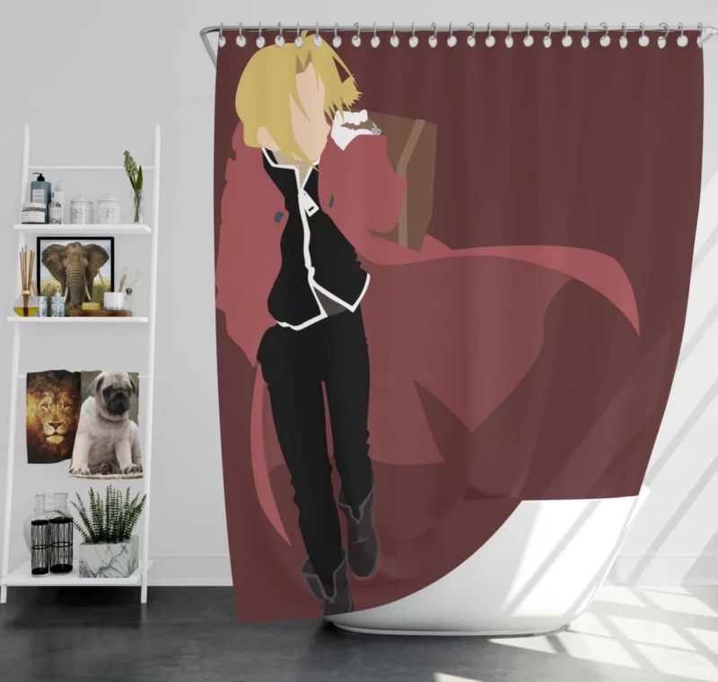 Edward Elric Alchemical Quest Anime Shower Curtain