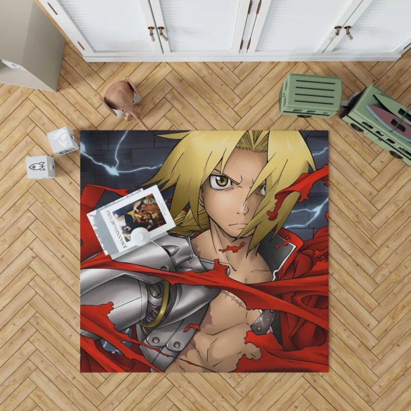 Edward Elric Alchemical Saga Anime Rug