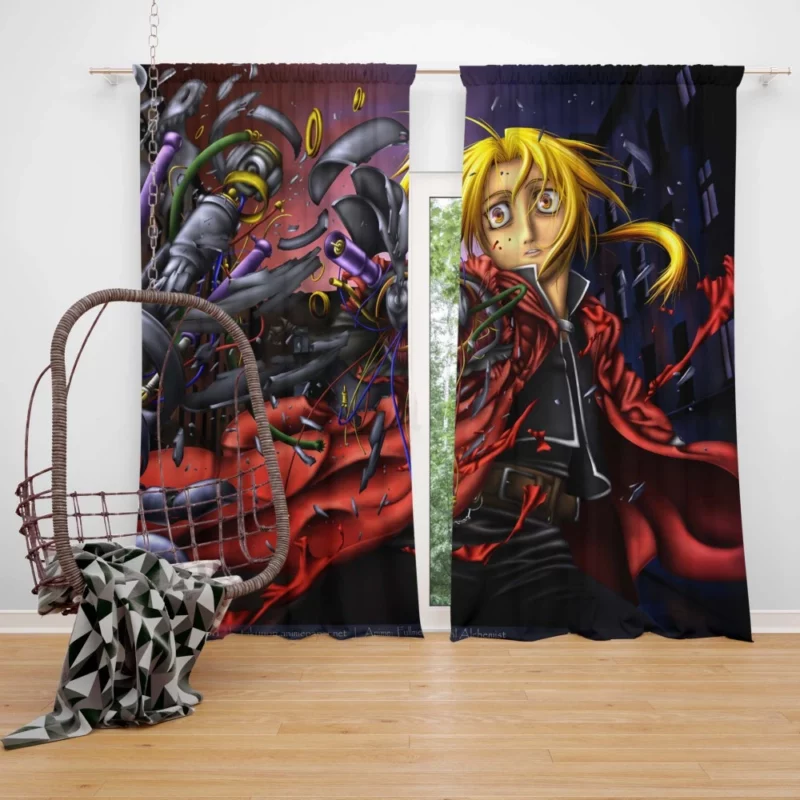 Edward Elric Epic Tale Anime Curtain