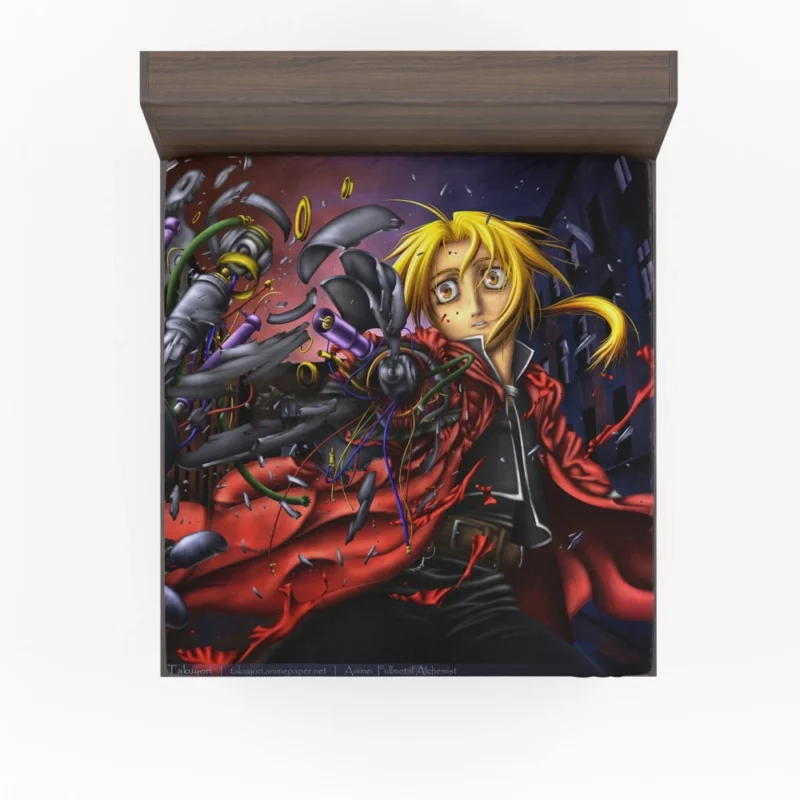 Edward Elric Epic Tale Anime Fitted Sheet