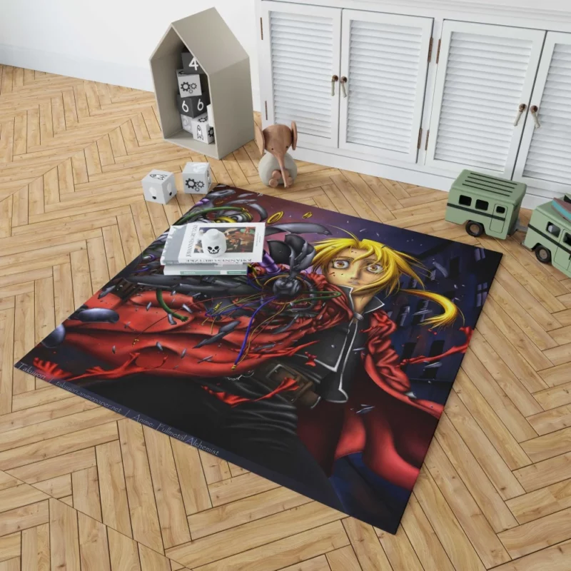 Edward Elric Epic Tale Anime Rug 1