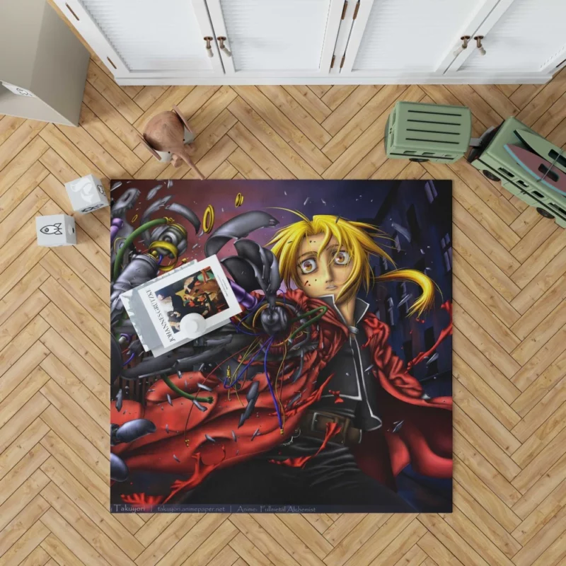 Edward Elric Epic Tale Anime Rug