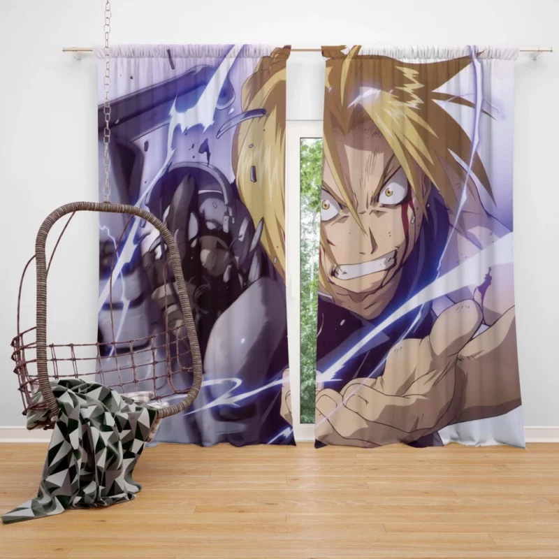 Edward Elric Heroic Journey Anime Curtain