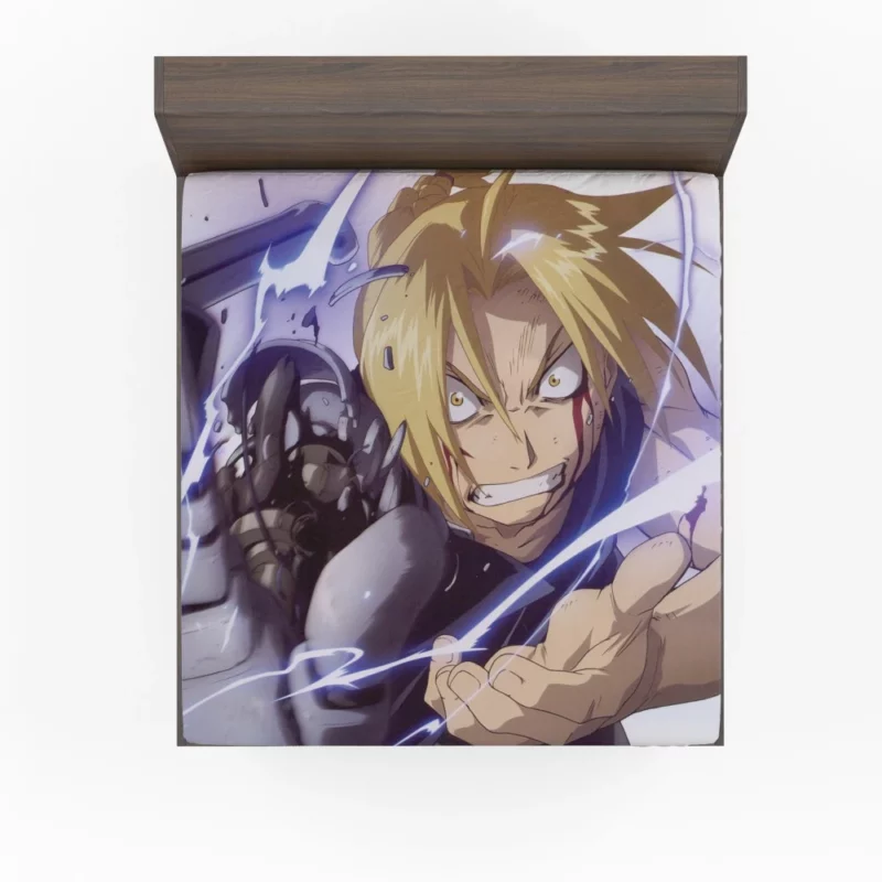 Edward Elric Heroic Journey Anime Fitted Sheet