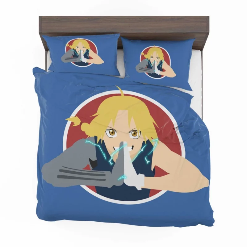 Edward Elric Legendary Path Anime Bedding Set 1