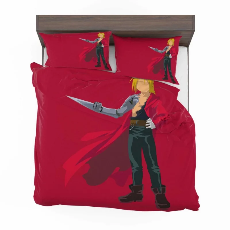 Edward Elric Minimalist Hero Anime Bedding Set 1