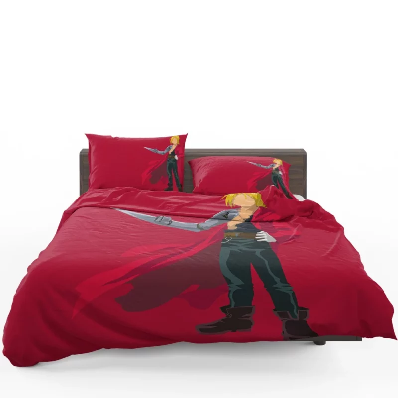 Edward Elric Minimalist Hero Anime Bedding Set