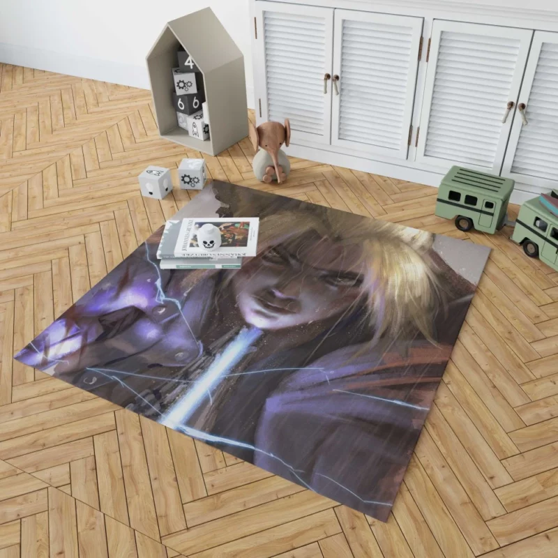 Edward Elric Unyielding Spirit Anime Rug 1