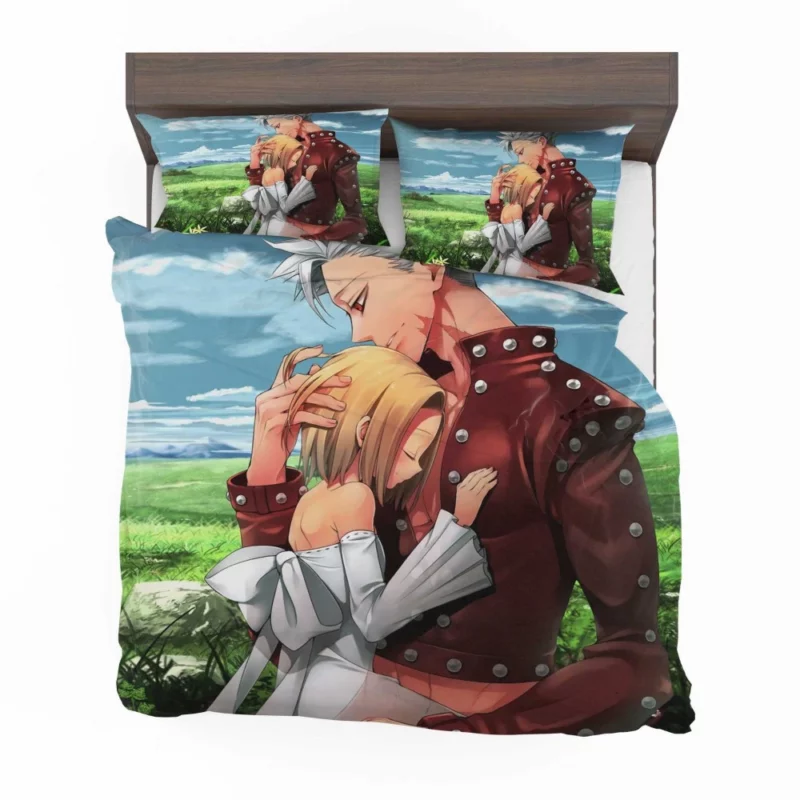 Elaine and Ban Unbreakable Bond Anime Bedding Set 1