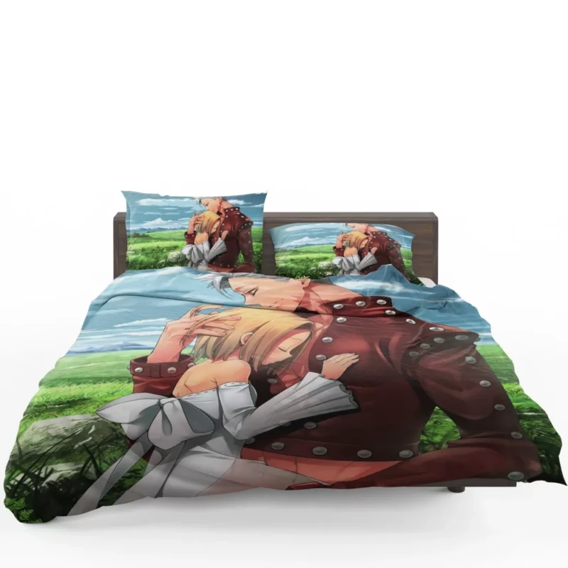 Elaine and Ban Unbreakable Bond Anime Bedding Set