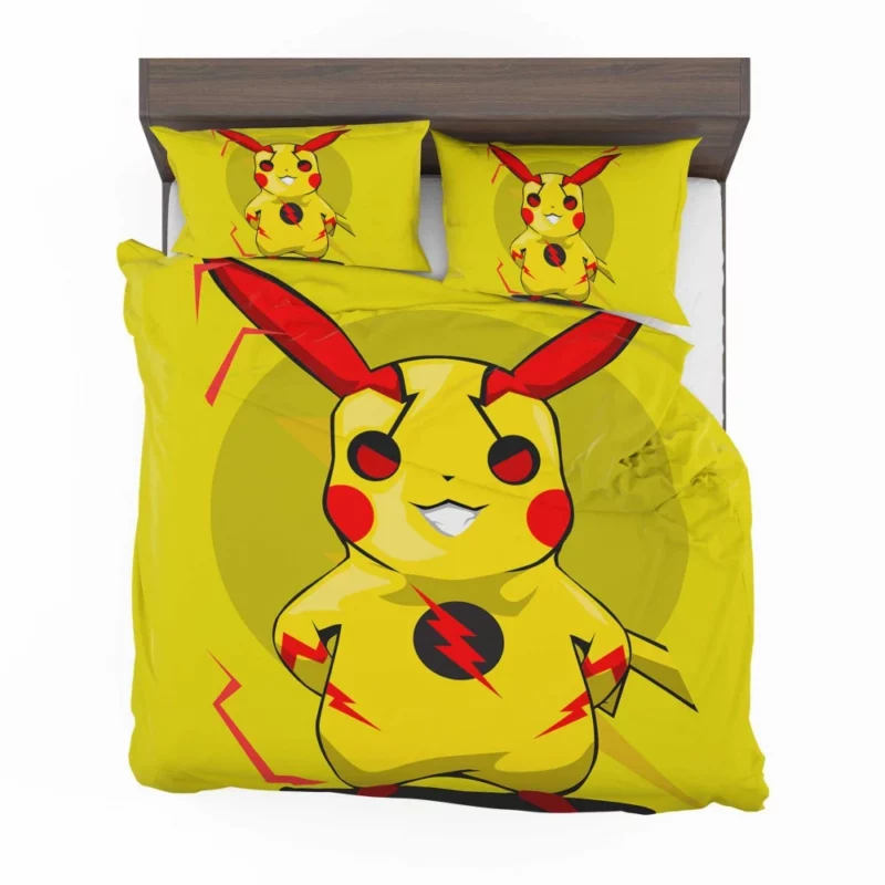 Electric Adventure Pikachu Tale Anime Bedding Set 1