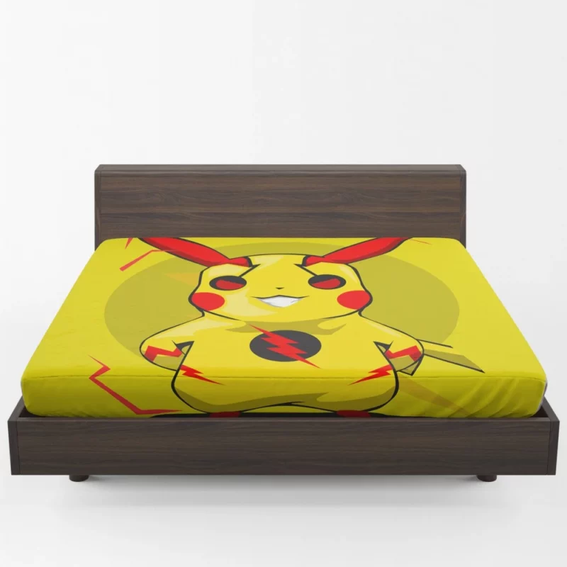 Electric Adventure Pikachu Tale Anime Fitted Sheet 1