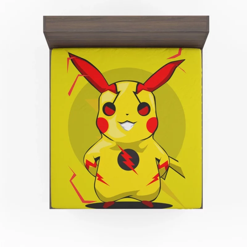 Electric Adventure Pikachu Tale Anime Fitted Sheet