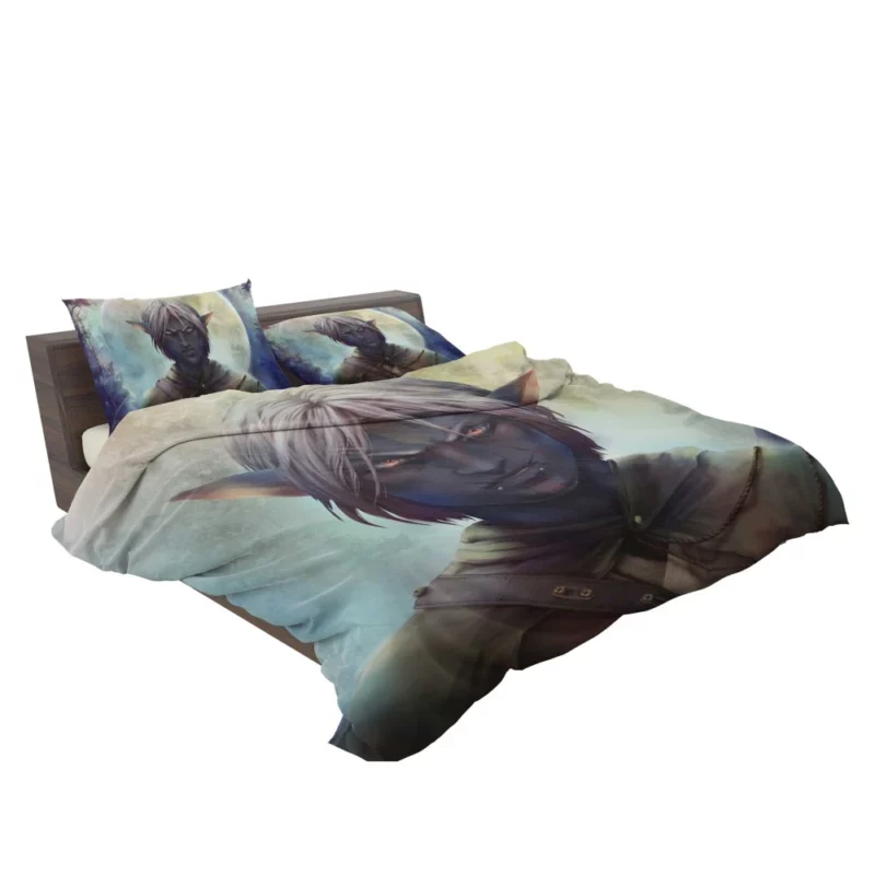 Elegant Elf Moonlight Guardian Anime Bedding Set 2