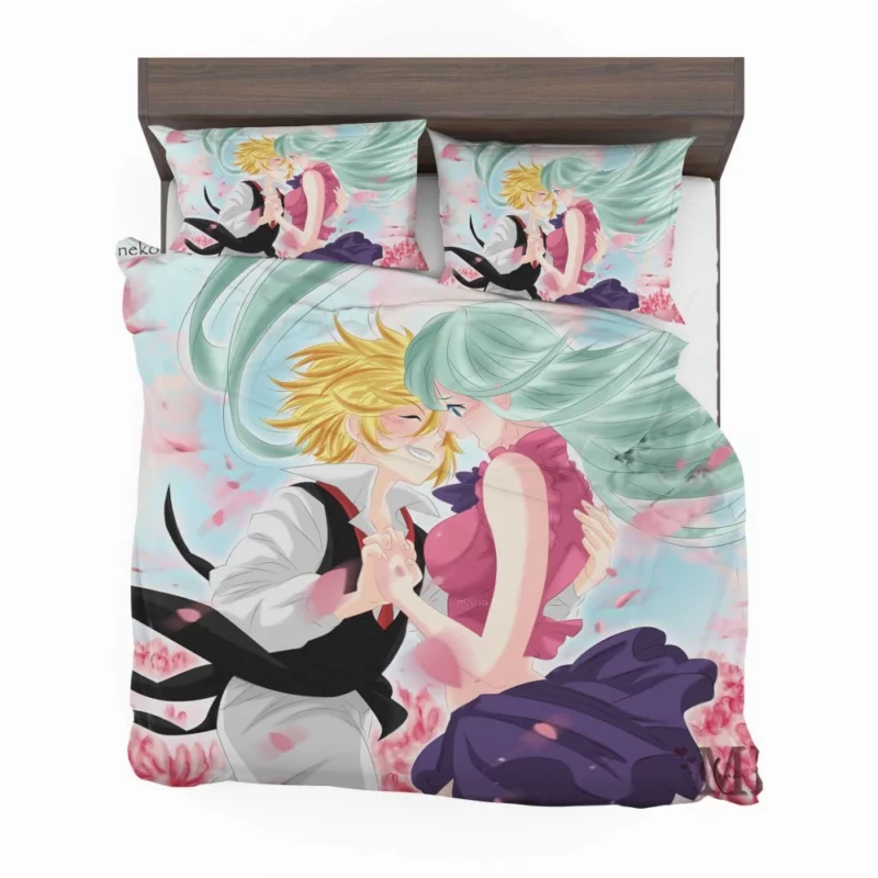 Elizabeth & Meliodas Unbreakable Tie Anime Bedding Set 1