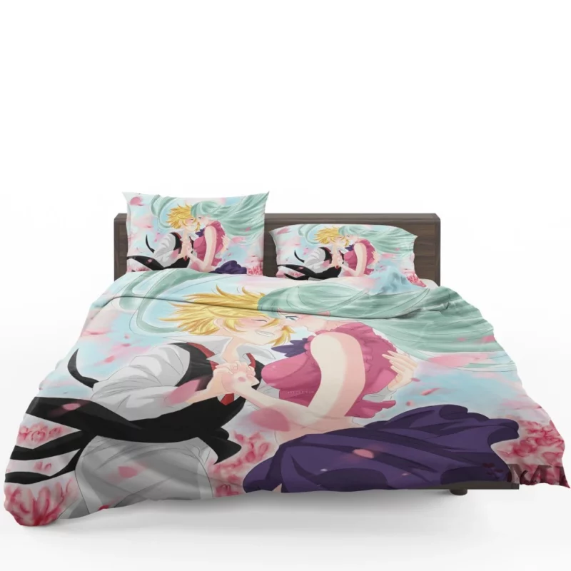 Elizabeth & Meliodas Unbreakable Tie Anime Bedding Set