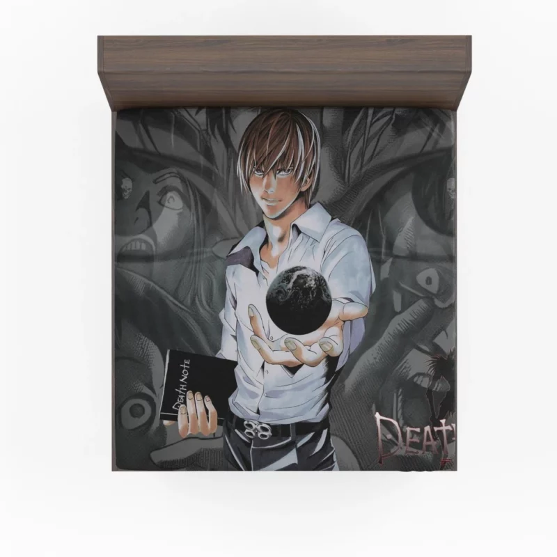 Embrace Your Fate Light Yagami Anime Fitted Sheet