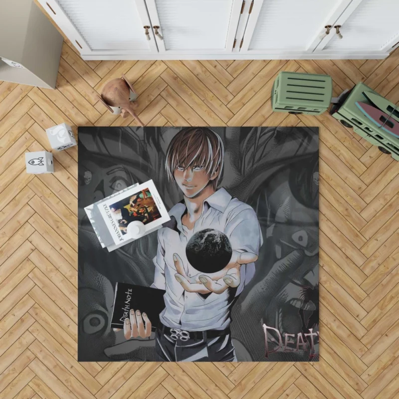 Embrace Your Fate Light Yagami Anime Rug