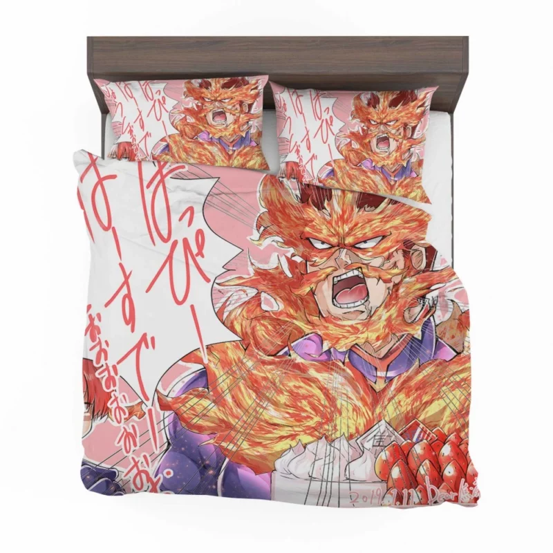 Enji Todoroki Endeavor Struggle Anime Bedding Set 1