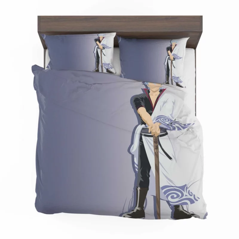 Epic Gintoki Minimalist Vector Anime Bedding Set 1