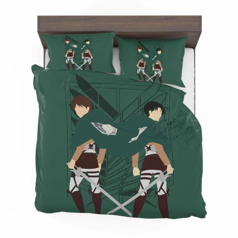 Eren Yeager A Soldier Path Anime Bedding Set 1