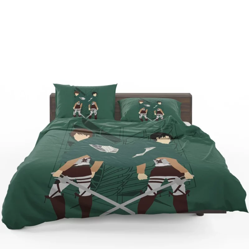 Eren Yeager A Soldier Path Anime Bedding Set