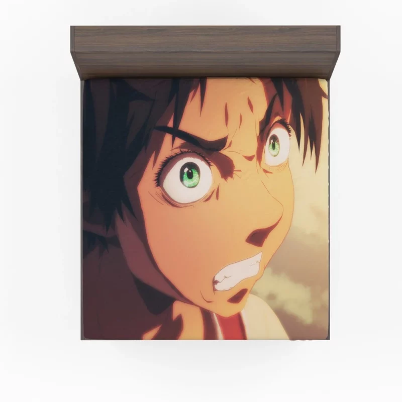 Eren Yeager Anime Attack On Titan Fitted Sheet