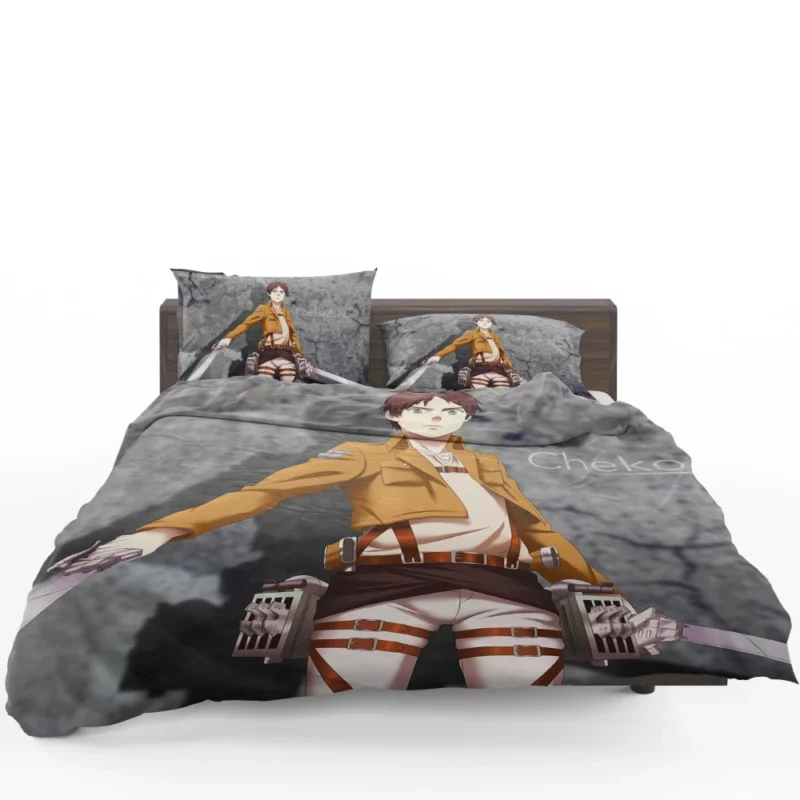 Eren Yeager Beyond the Walls Anime Bedding Set