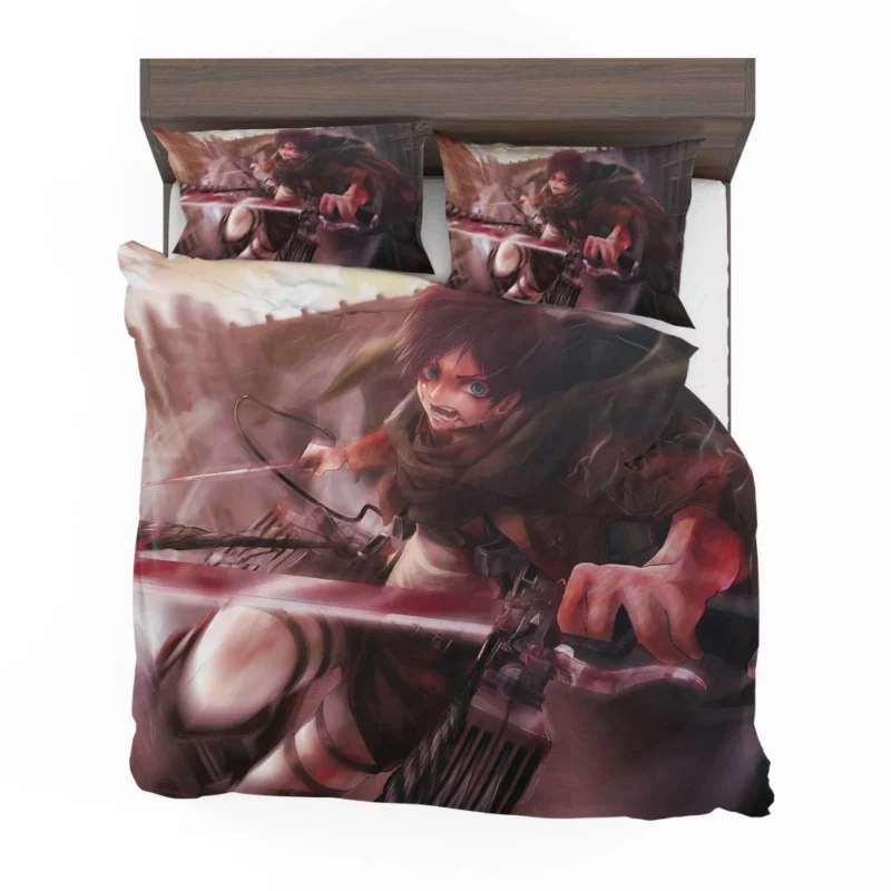 Eren Yeager Humanity Avenger Anime Bedding Set 1