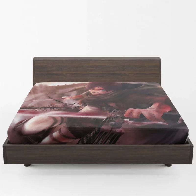Eren Yeager Humanity Avenger Anime Fitted Sheet 1