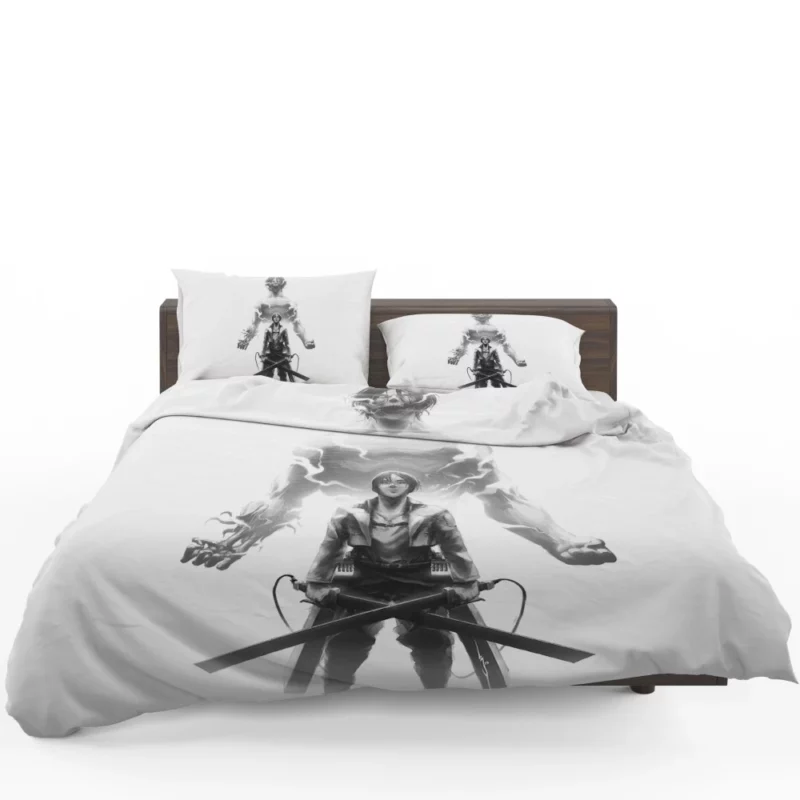 Eren Yeager Strive for Survival Anime Bedding Set