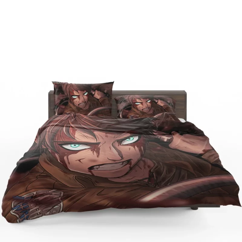 Eren Yeager Striving for Freedom Anime Bedding Set