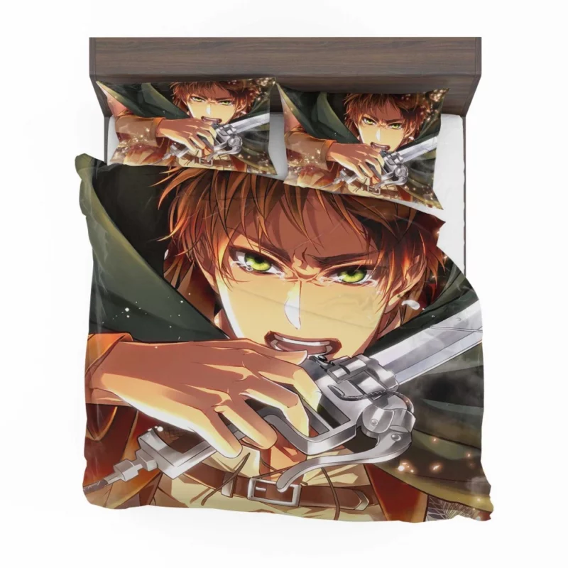 Eren Yeager Struggle Unleashed Anime Bedding Set 1