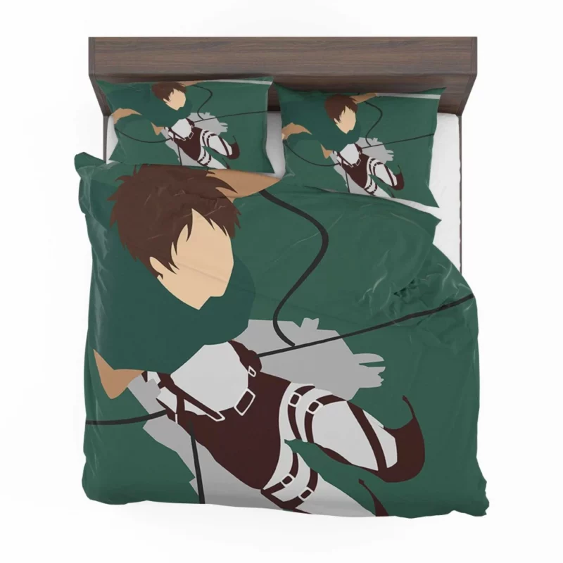 Eren Yeager Struggle and Strength Anime Bedding Set 1