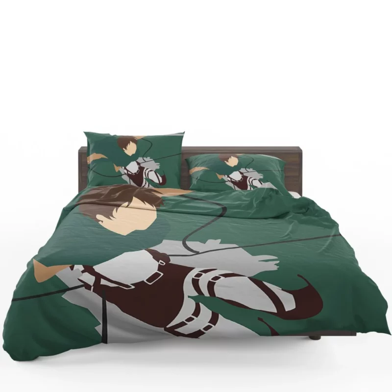 Eren Yeager Struggle and Strength Anime Bedding Set