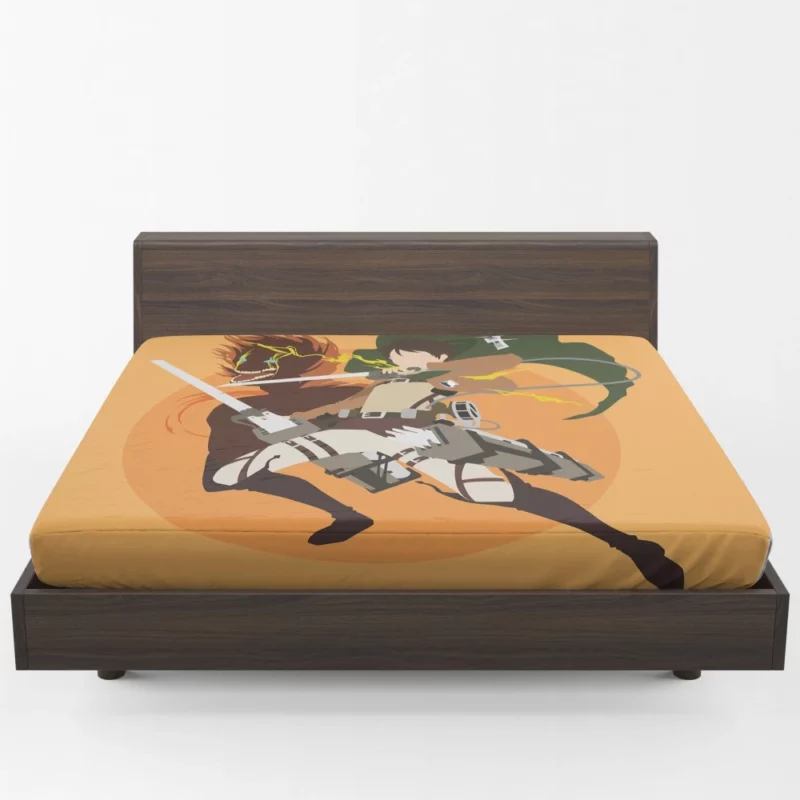 Eren Yeager Titan Call Anime Fitted Sheet 1