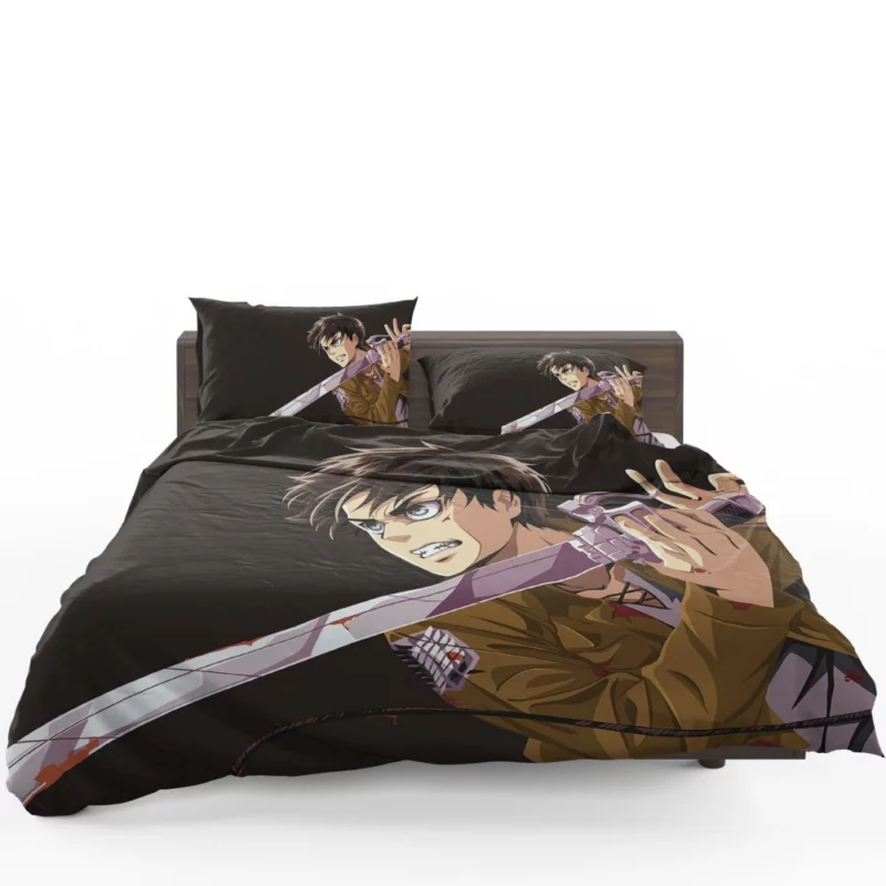 Eren Yeager Titan Determination Anime Bedding Set