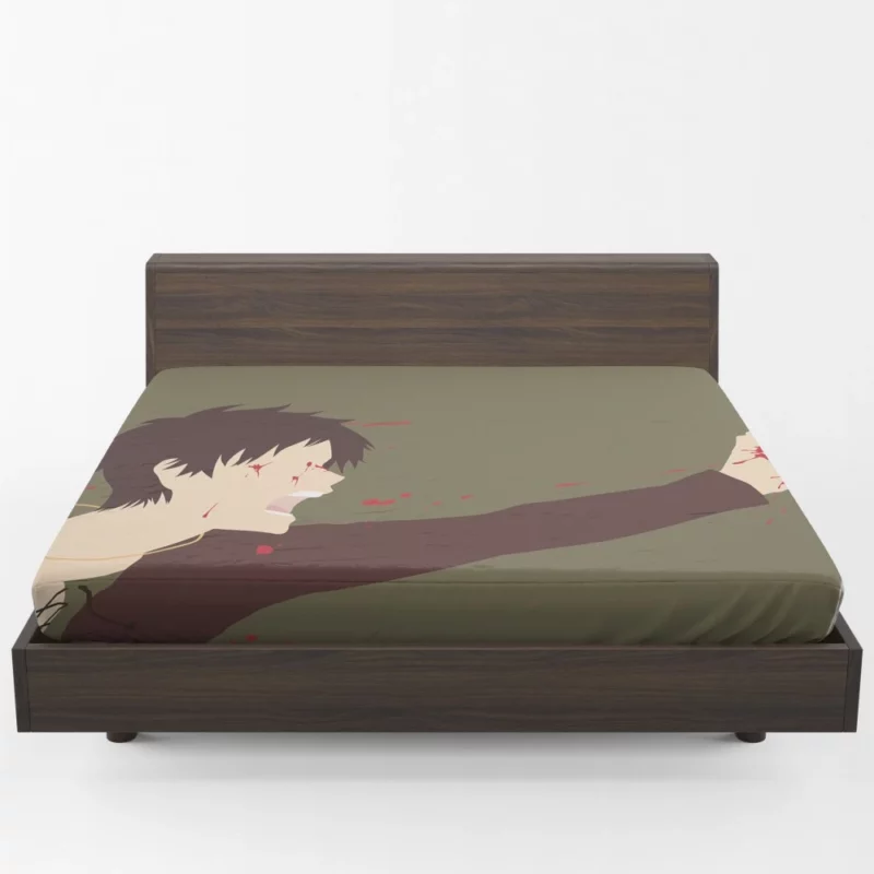 Eren Yeager Titan Fury Anime Fitted Sheet 1