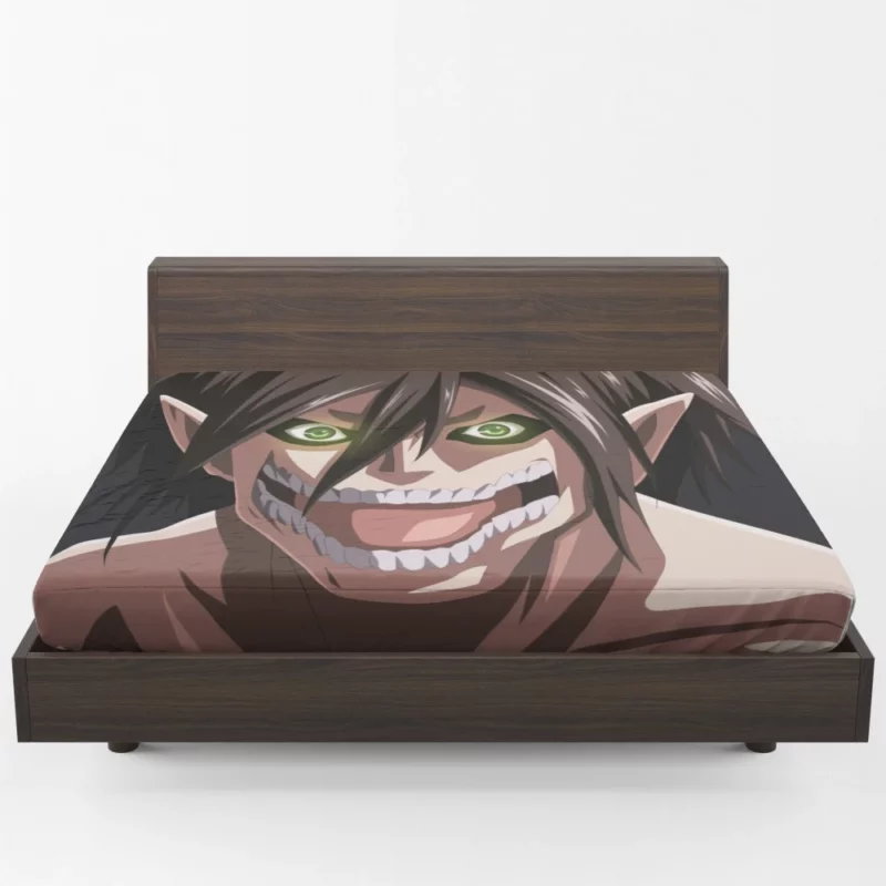 Eren Yeager Titan Might Anime Fitted Sheet 1