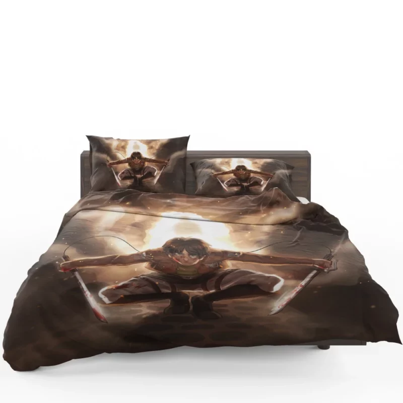 Eren Yeager Titan Rising Anime Bedding Set