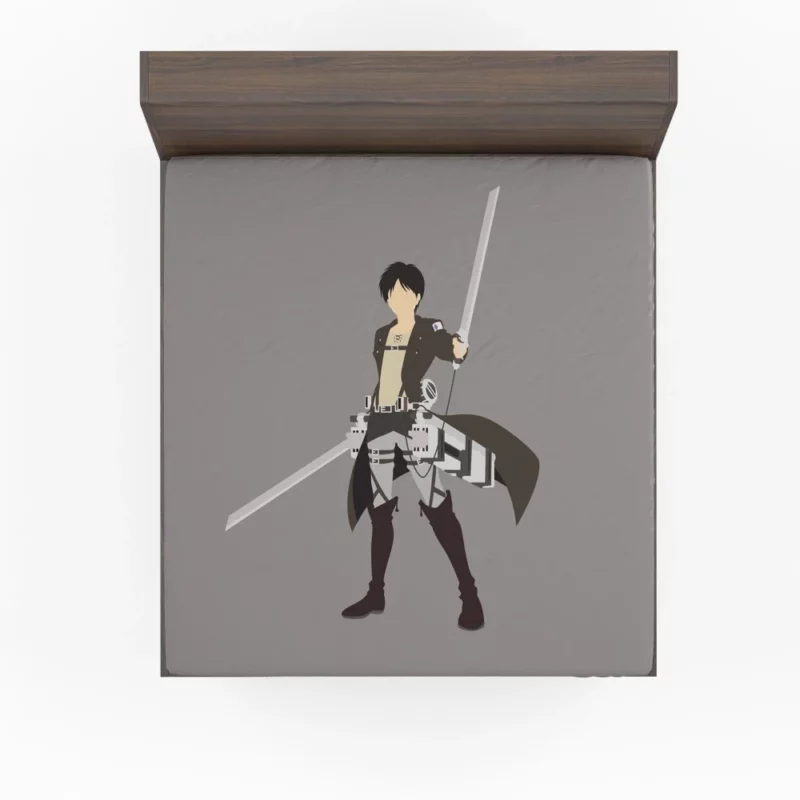 Eren Yeager Titan Shifter Journey Anime Fitted Sheet