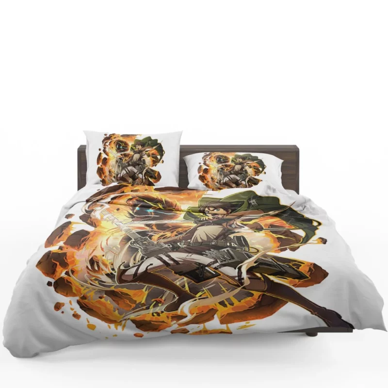 Eren Yeager Titan Unleashed Anime Bedding Set