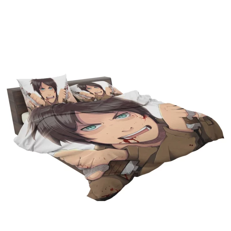 Eren Yeager Unyielding Resolve Anime Bedding Set 2