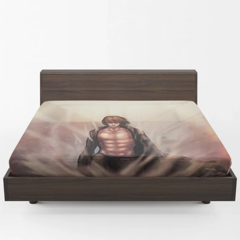 Eren Yeager Vengeance Unleashed Anime Fitted Sheet 1