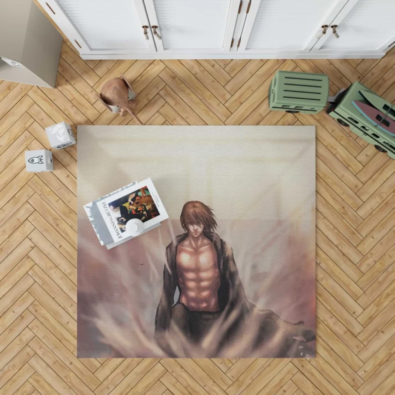 Eren Yeager Vengeance Unleashed Anime Rug