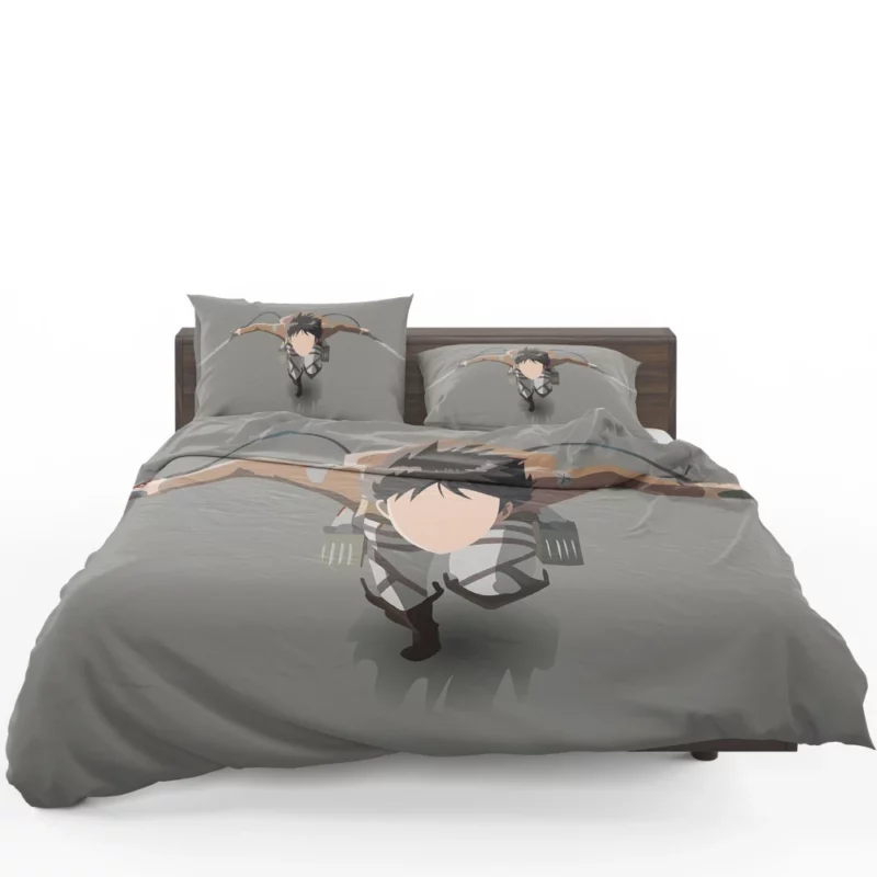 Eren Yeager Warrior Determination Anime Bedding Set