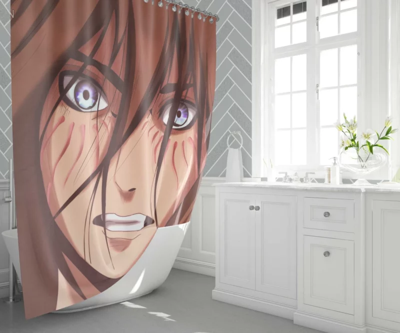 Eren Yeager Warrior Journey Anime Shower Curtain 1