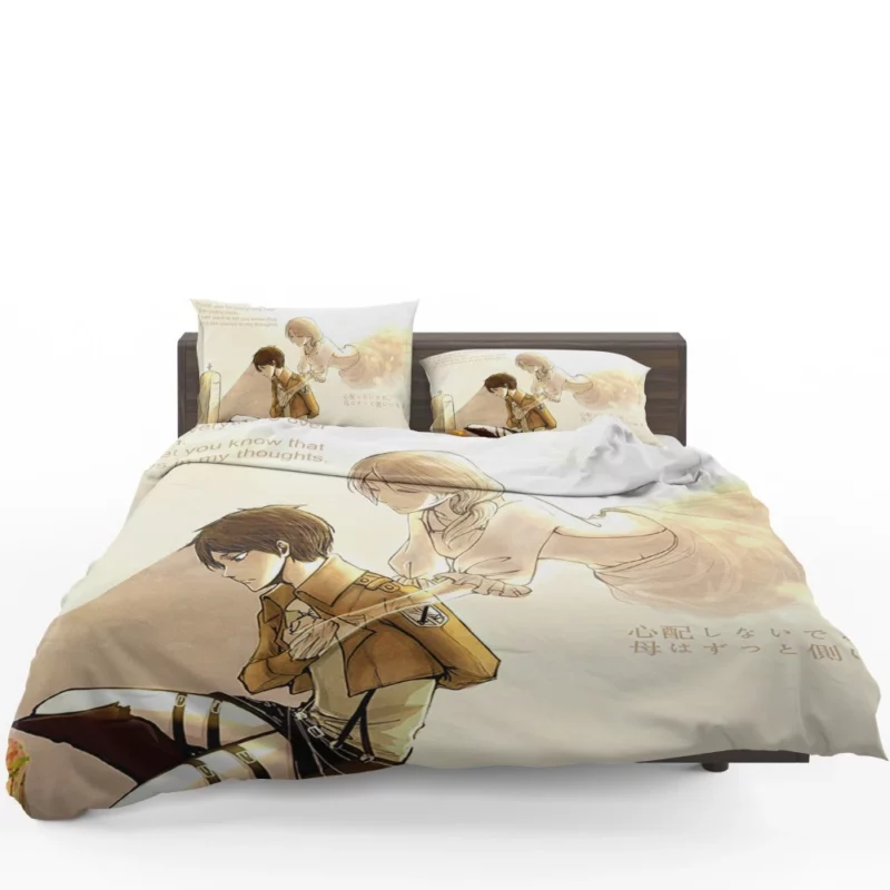 Eren and Carla Family Ties Anime Bedding Set