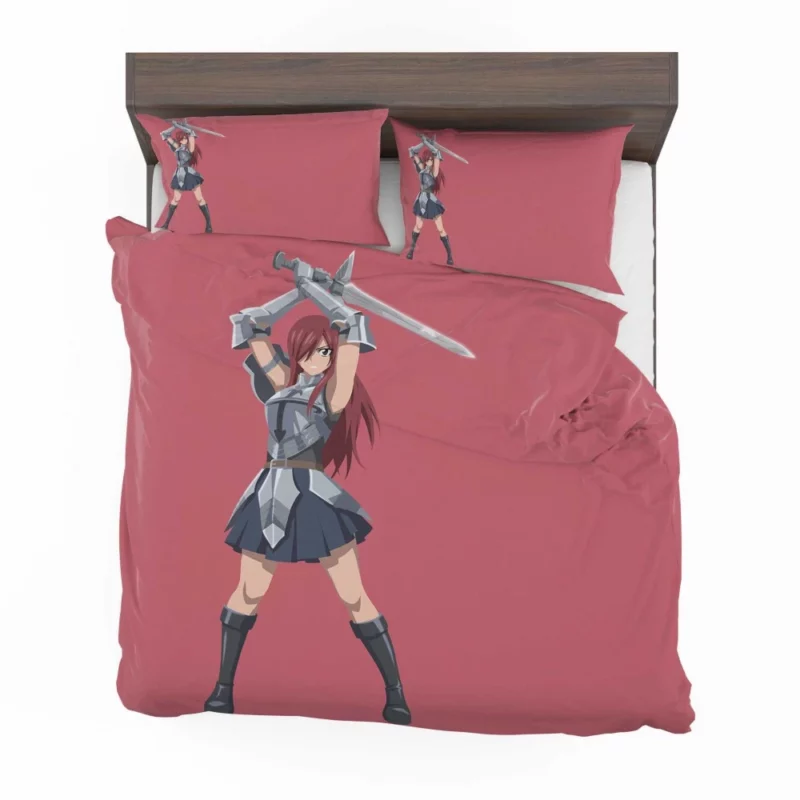 Erza Resilience Warrior Quest Anime Bedding Set 1