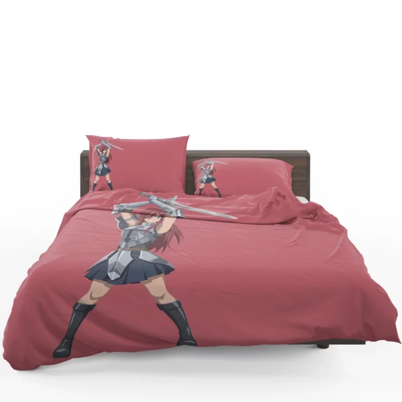 Erza Resilience Warrior Quest Anime Bedding Set